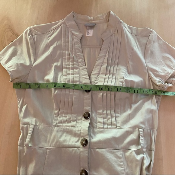H&M button up dress. Excellent condition. Size EU 38 / US 8. Cotton blend. - Picture 7 of 9